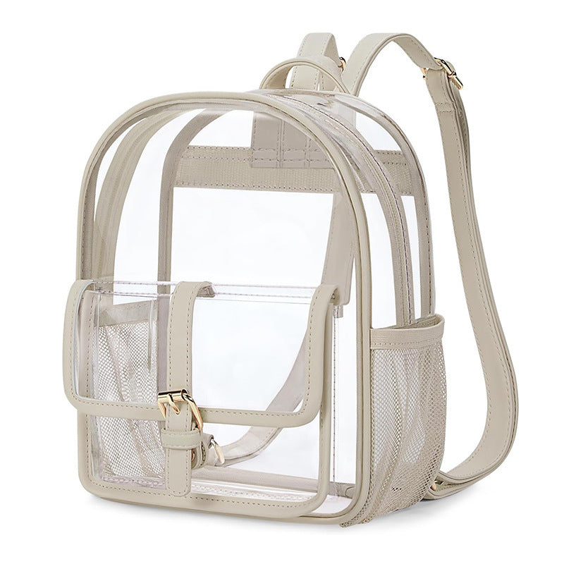 Transparent Backpack Bag with Organized Interior Bowlift