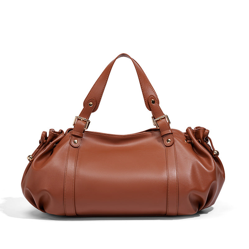 Stylish Leather Handbag Bowlift