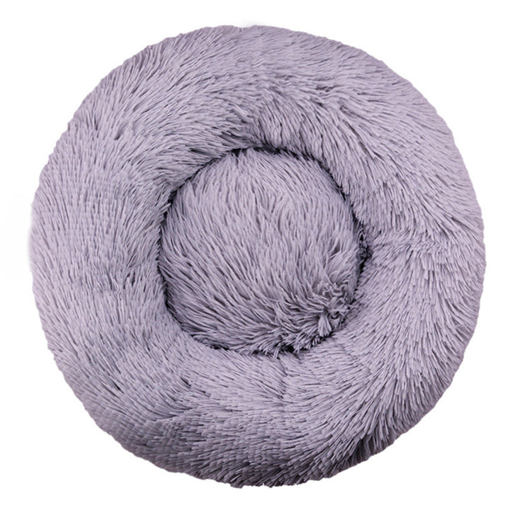 Round Plush  Nest  Dog Bed