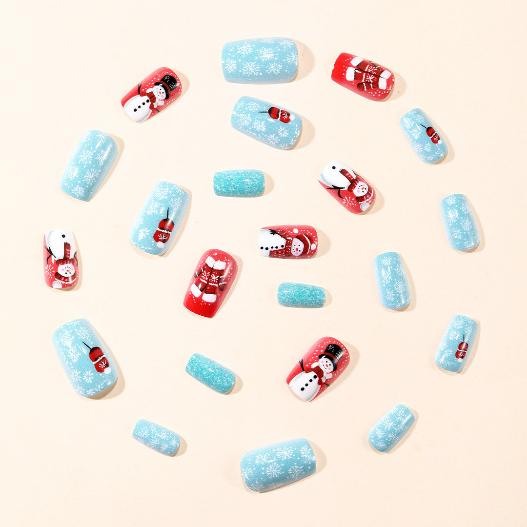 Winter-Themed 3D Nail Art Extensions Bowlift