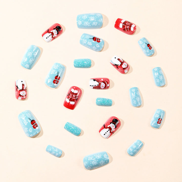 Winter-Themed 3D Nail Art Extensions Bowlift