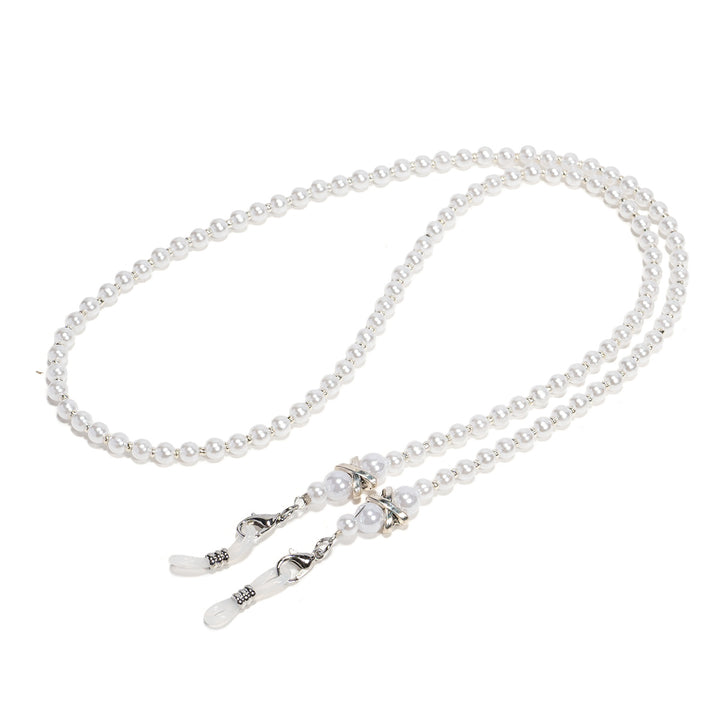 Elegant Faux Pearl Eyewear Chain Bowlift