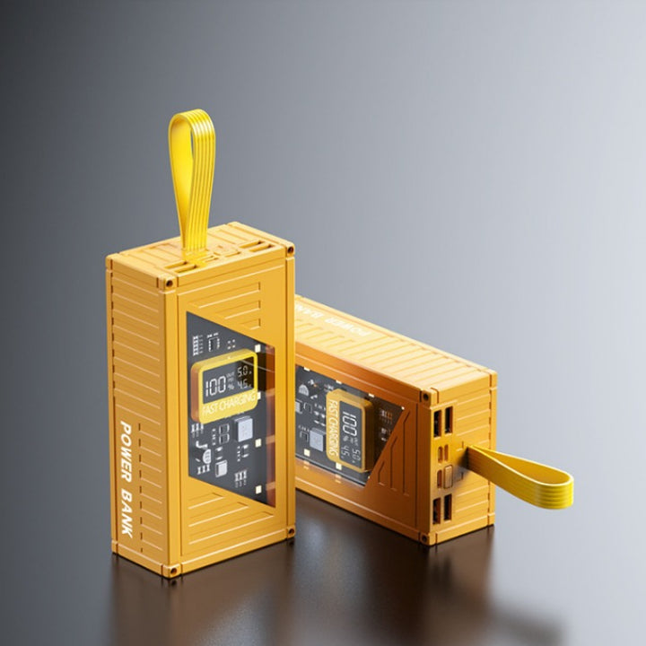 Portable power bank with integrated digital charging status display and fast charging function Bowlift