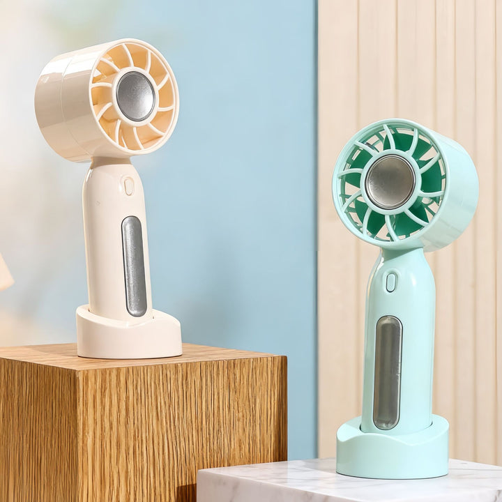 Women portable mini fan with USB connection and rotatable head Bowlift