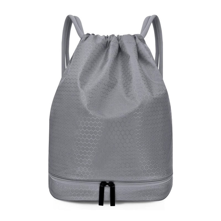 Lightweight Hexagonal Pattern Drawstring Backpack Bowlift