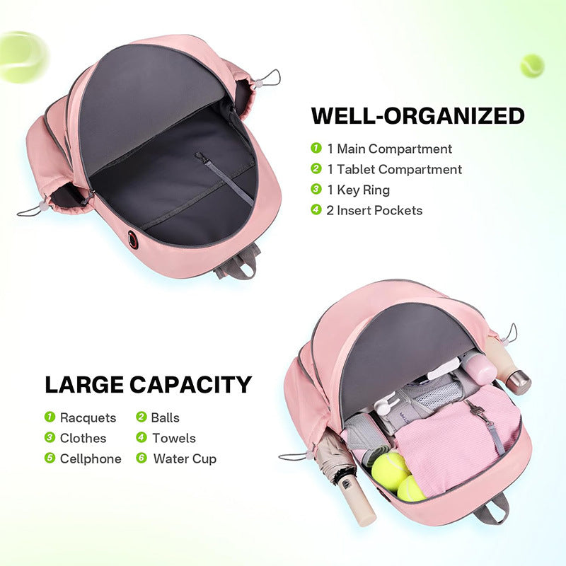 High-Performance Tennis Backpack Bowlift