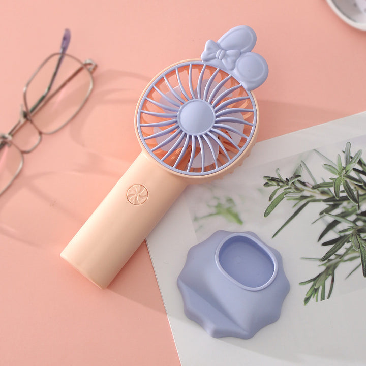 Women portable hand fan in cute design Bowlift