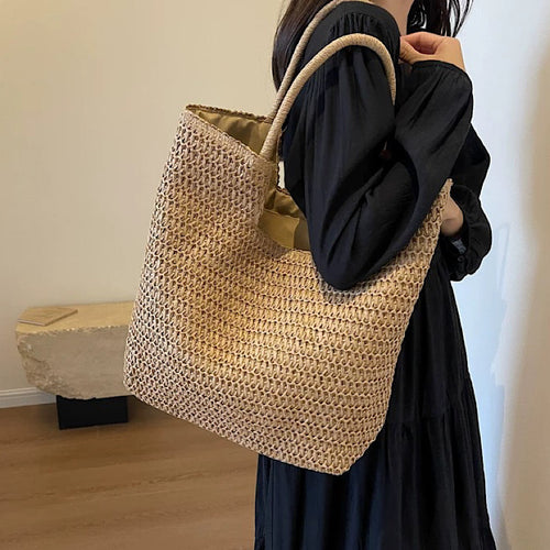 Structured Macrame Shopper Bowlift