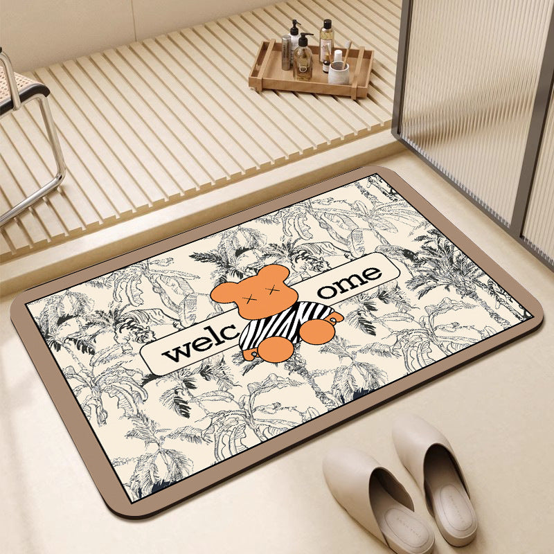 Artistic Cartoon Entrance Mat Bowlift