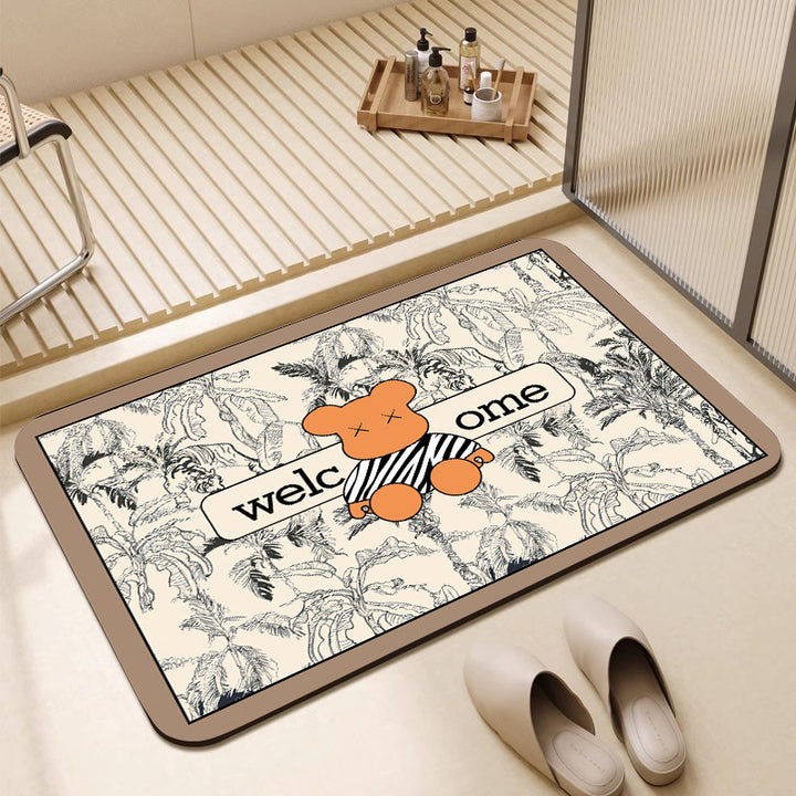 Artistic Cartoon Entrance Mat Bowlift