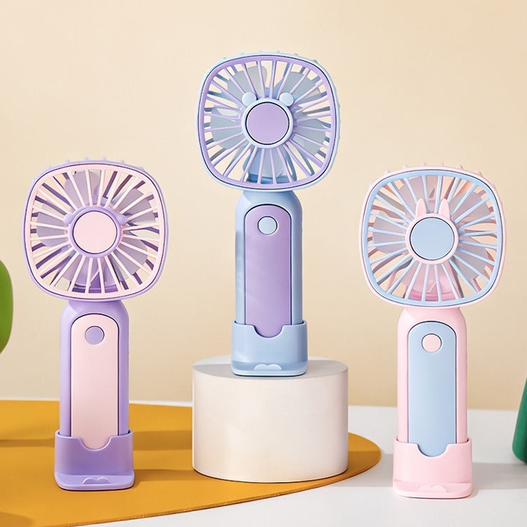 Unisex Portable Mini Hand Fan with Creative Functions Bowlift