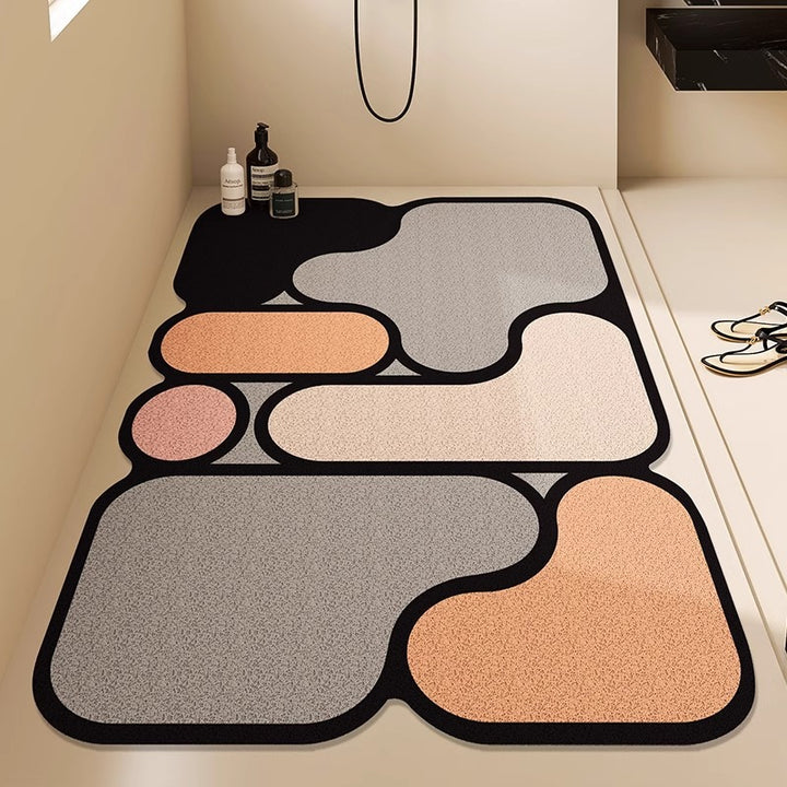 Modern Geometric Bath Mat Bowlift