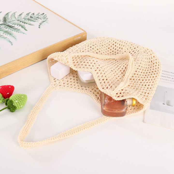 Handwoven jute tote Bowlift