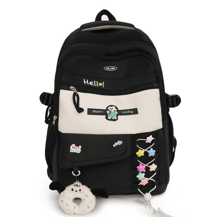 Playful Character Design School Backpack Bowlift