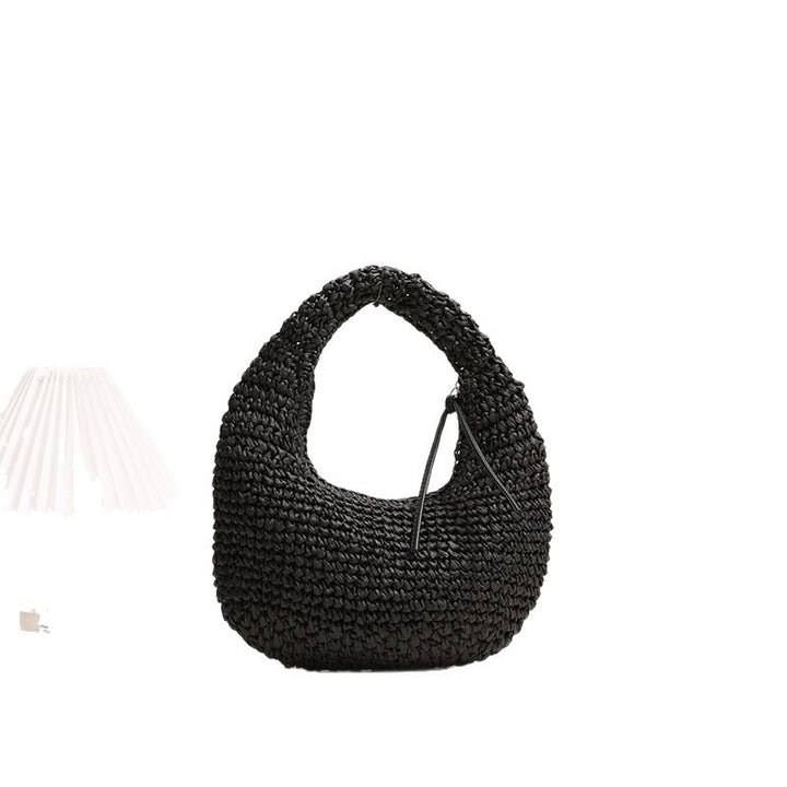 Handmade Basket Bag in Modern Hobo Style Bowlift