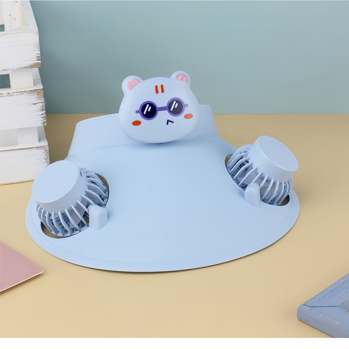 Ladies creative table fan with multifunctional design Bowlift