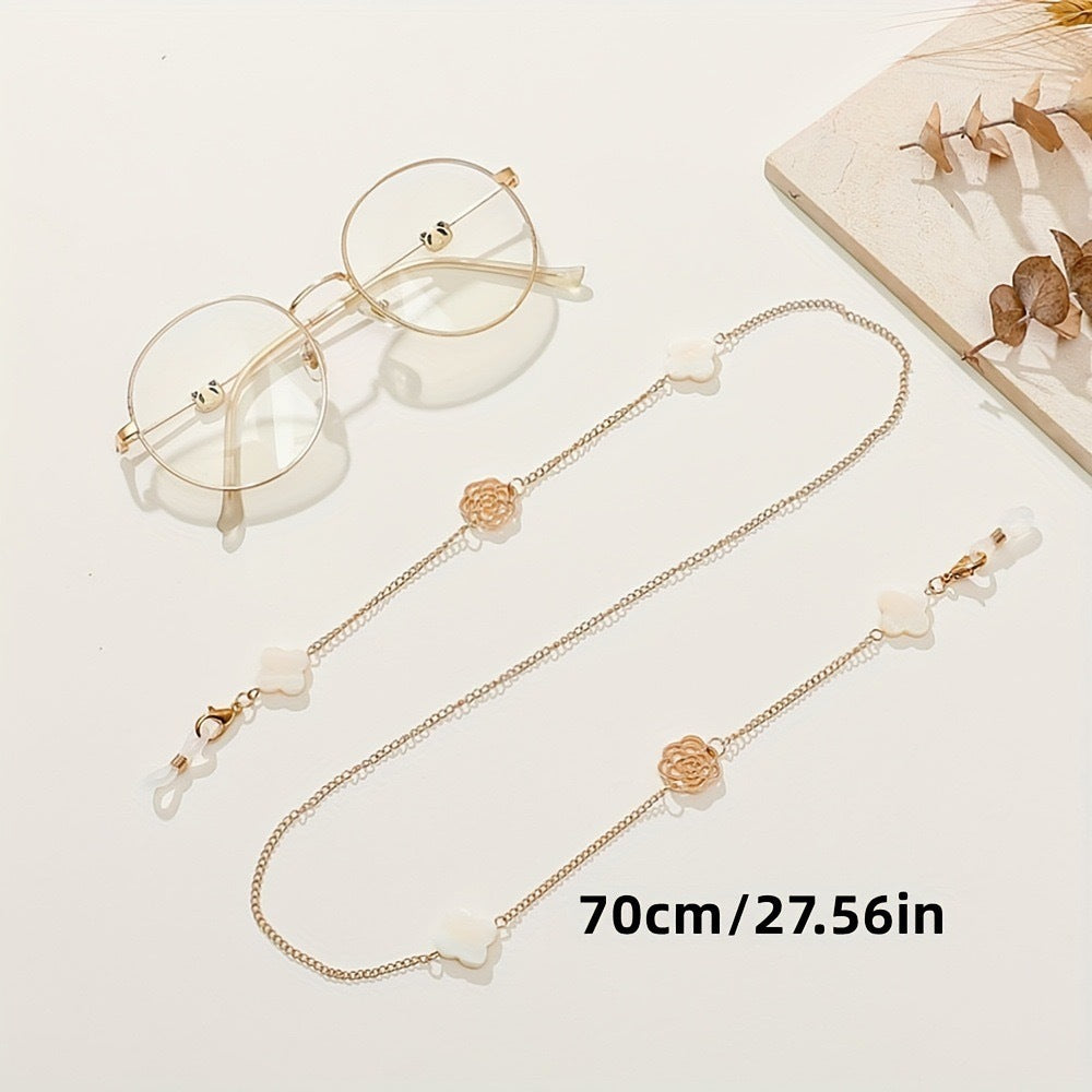 Floral Eyewear Chain Holder Bowlift