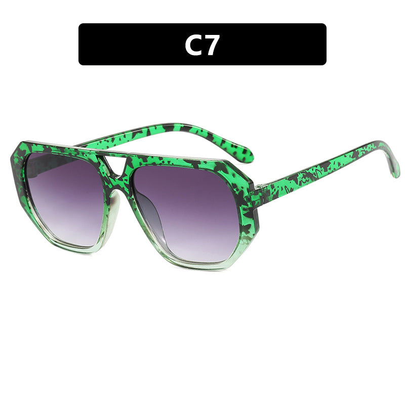 Women's sunglasses in fashionable hexagon design with UV protection Bowlift