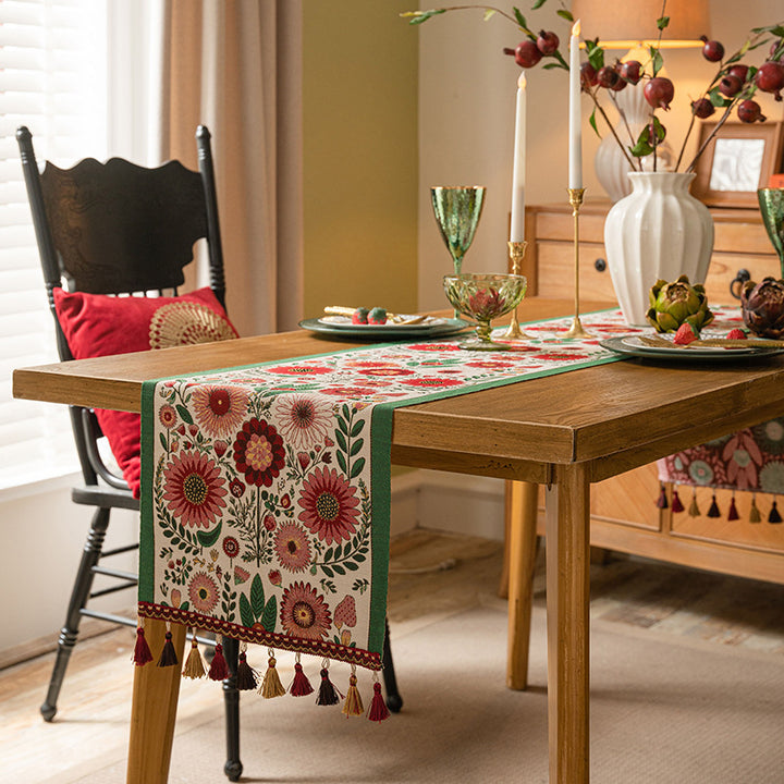 Geometric Patterned Table Runner