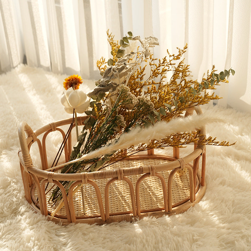 Handwoven decorative basket Bowlift