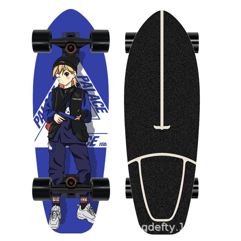 Artistic Lion Design Skateboard Bowlift