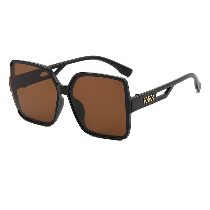 Ladies Oversized Sunglasses with striking angular design Bowlift