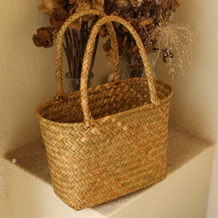 Handwoven Eco-Friendly Market Tote Bowlift