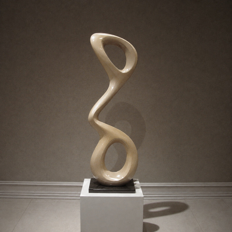 Abstract Decorative Loop Sculpture