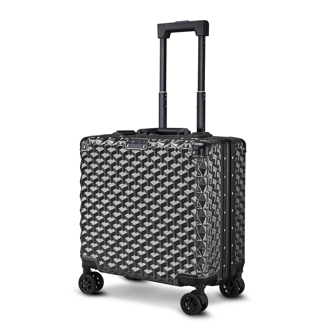 Unisex Premium Textured Hard Shell Carry-On Suitcase Bowlift