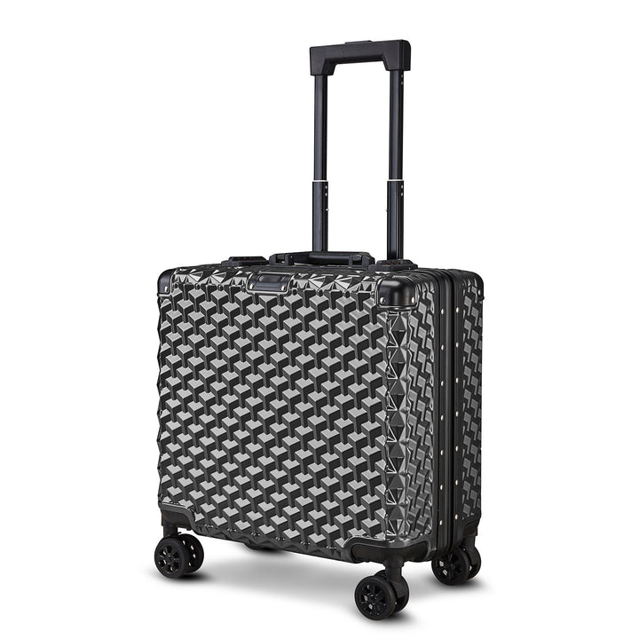 Unisex Premium Textured Hard Shell Carry-On Suitcase Bowlift