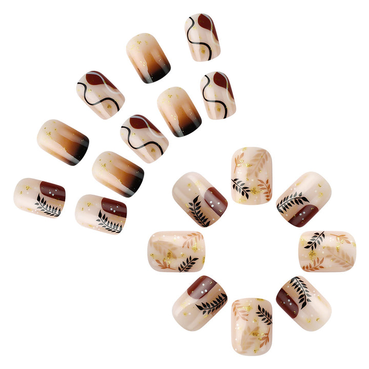 Artistic Press-On Nail Art Set Bowlift