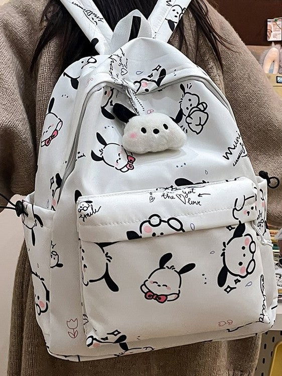 Cartoon Print Backpack Bowlift
