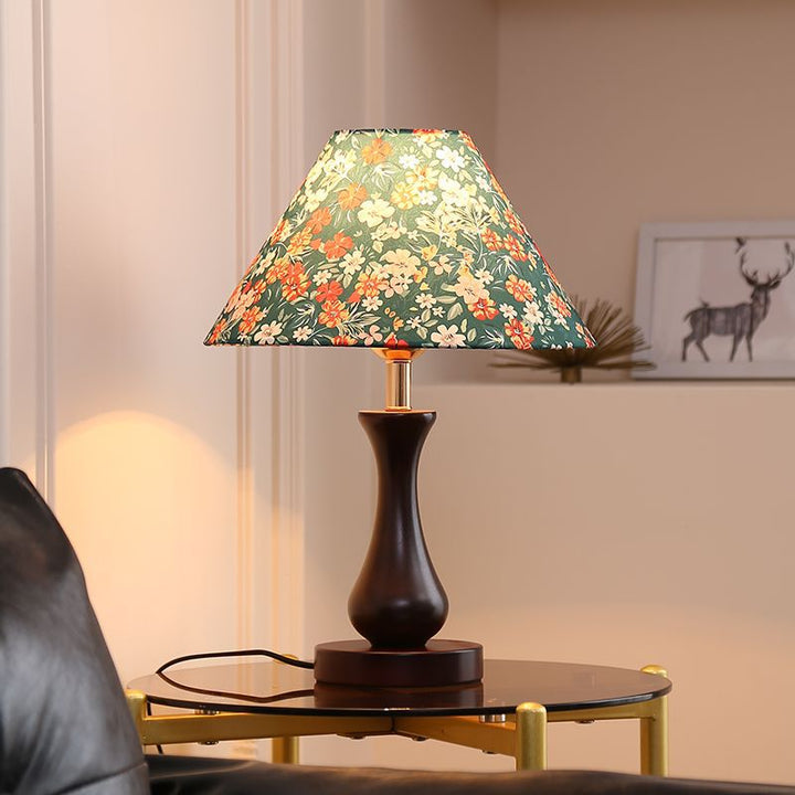 Vintage Floral Accent Lamp