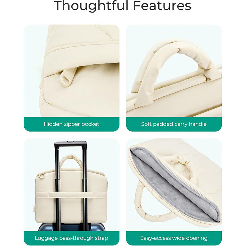Padded Laptop Bag with Stylish Design Bowlift