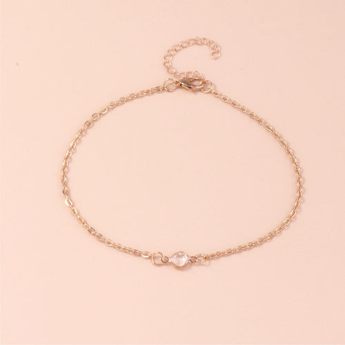 Elegant Minimalist Chain Anklet Bowlift