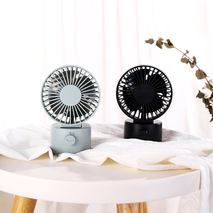 Unisex nan compact USB rechargeable personal desk fan with adjustable tilt Bowlift
