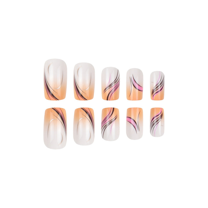 Artistic Ombre Nail Art Bowlift