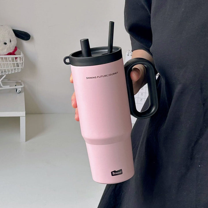 Women's thermos cup with practical double drinking system Bowlift