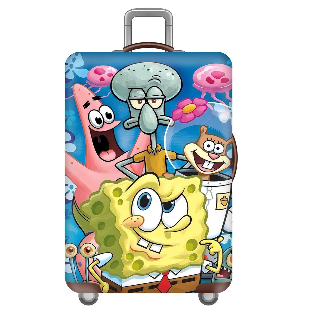Unisex hard shell suitcase with colorful cartoon design Bowlift