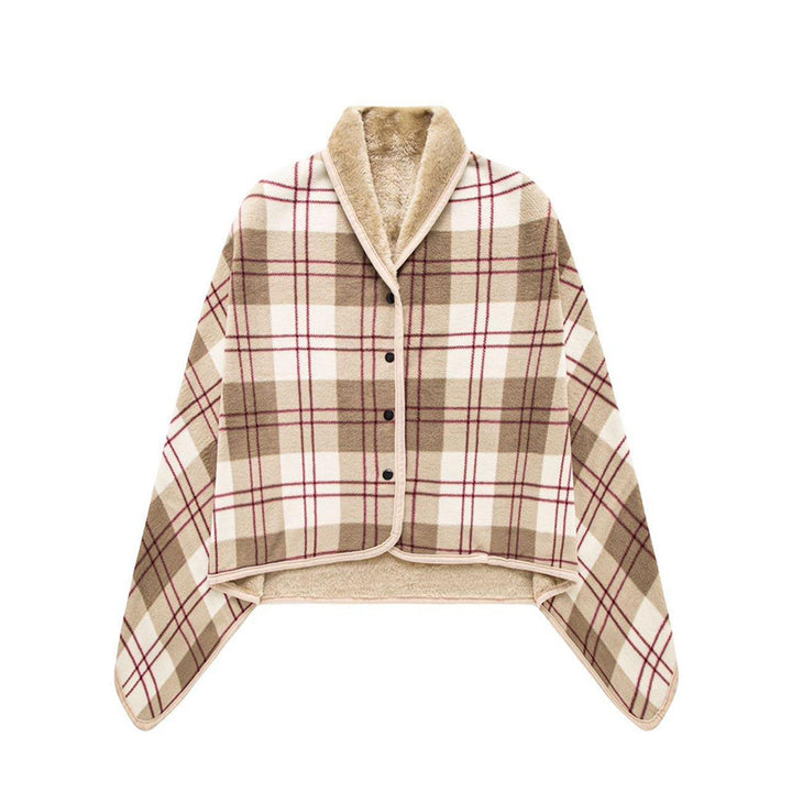 Cozy Plaid Blanket From Bowlift