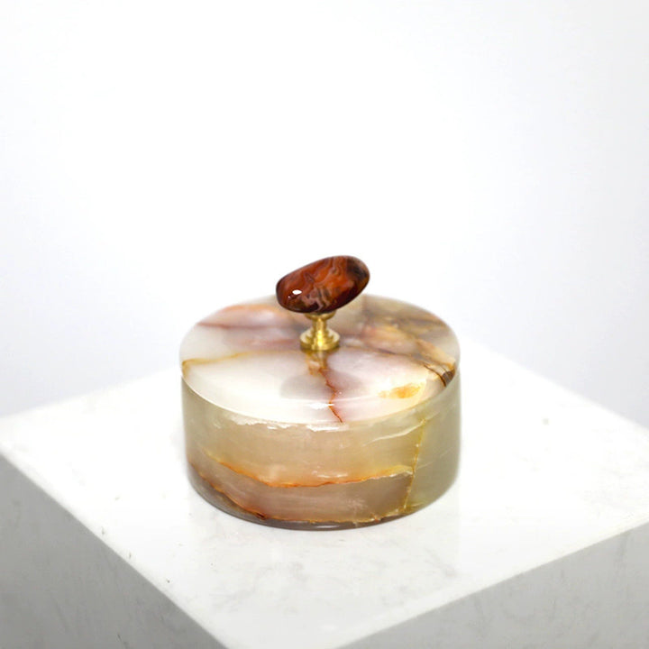 Decorative Stone Jewelry Box