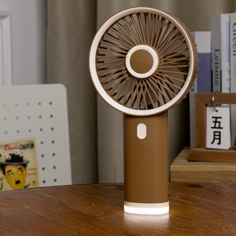 Women's Portable Hand Fan with Flexible Holder Bowlift