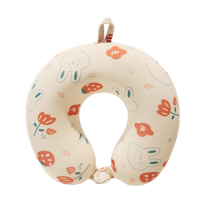 Ergonomic neck pillow with floral design Bowlift