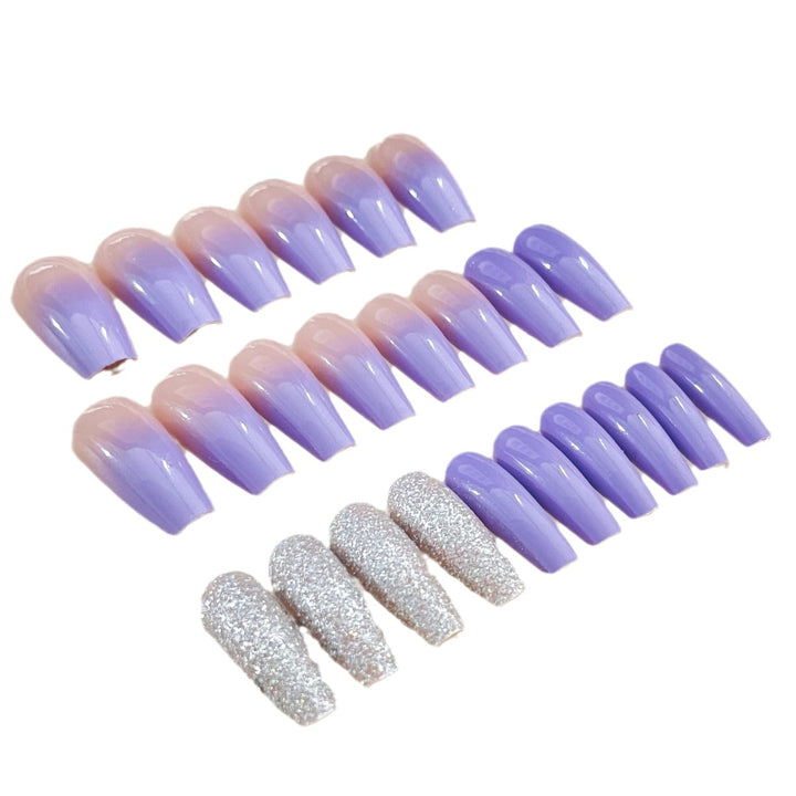 Elegant Long Coffin Nail Art Bowlift