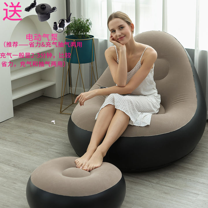 Women's Inflatable Comfort Sofa with Ergonomic Backrest Bowlift