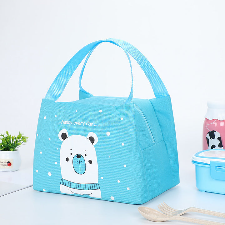Cute Bear Print Insulated Lunch Bag Bowlift