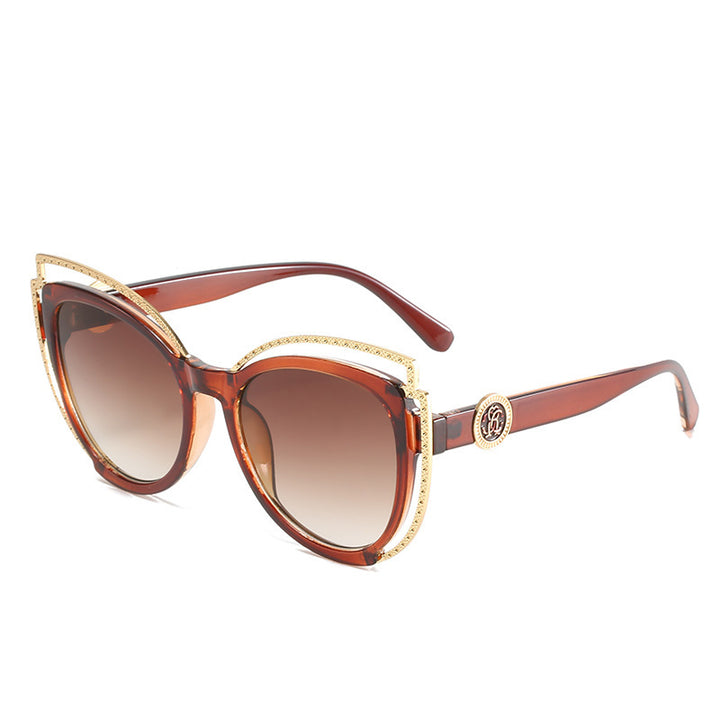 Luxury Decorative Cat-Eye Sunglasses Bowlift