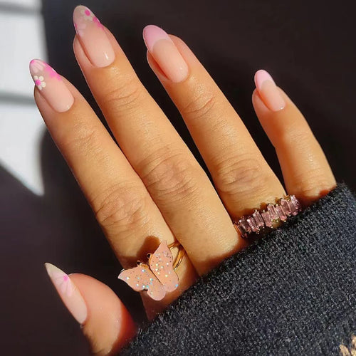 Floral-Inspired Press-On Nail Set Bowlift 1789085994
