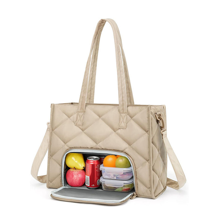 Insulated lunch bag with multiple compartments Bowlift