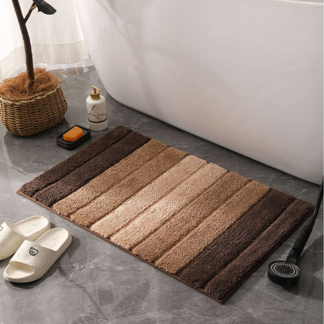 Cozy Textured Bath Mat Bowlift